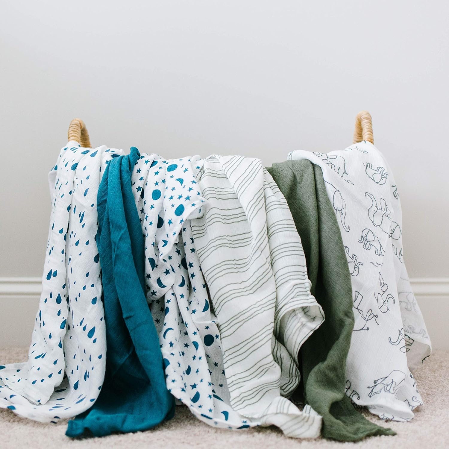 Oliver & Rain Organic Swaddles