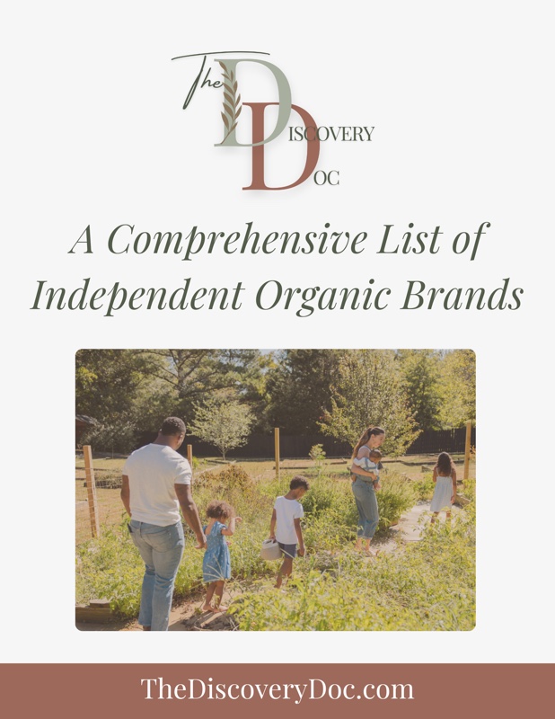 A Comprehensive List of Independent Organic Brands